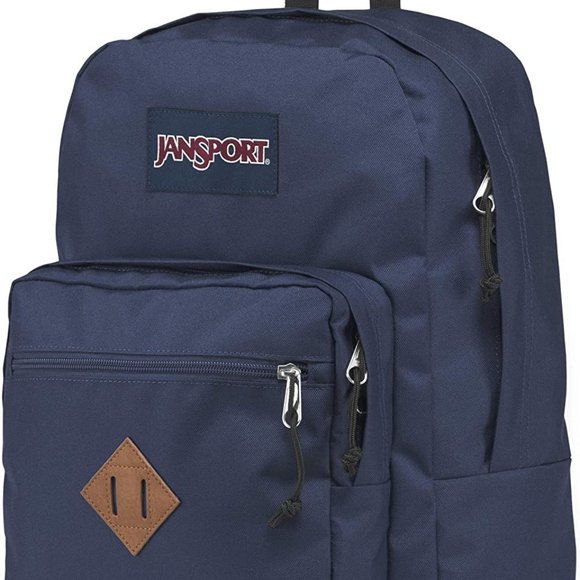 Jansport City View Backpack Blue Laptop Sleeve - Picture 2 of 9